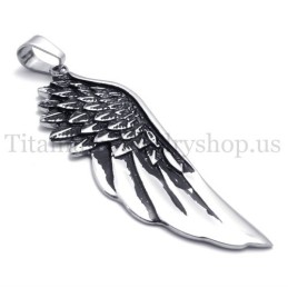 Pendentif En Titane Pur Pour Homme, Modèle Wings