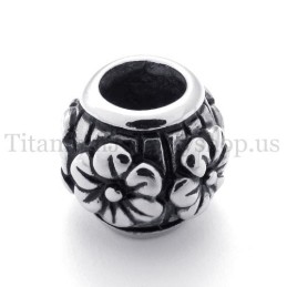 Pendentif En Titane Avec Perle Porte-Bonheur