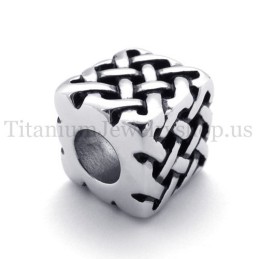 Pendentif Cube Chanceux En Titane