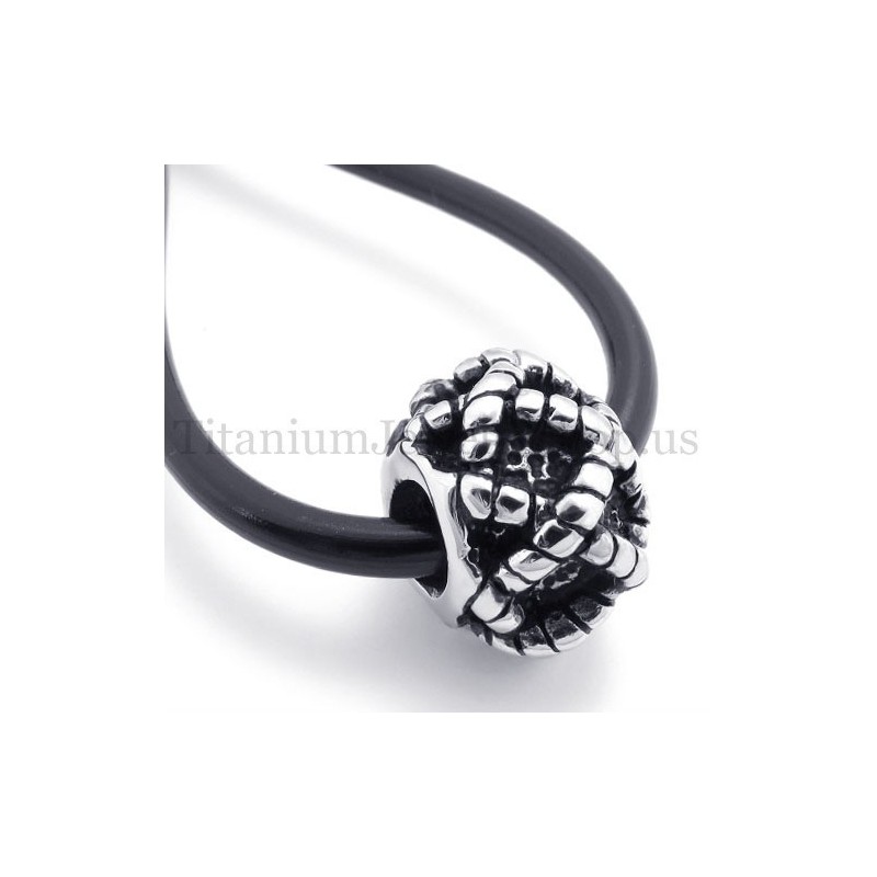 Pendentif En Titane Avec Perle Porte-Bonheur Pendentif En Titane Avec Perle Porte-Bonheur