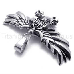 Nouveau Pendentif Classique En Titane Eagle