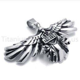 Nouveau Pendentif Classique En Titane Eagle