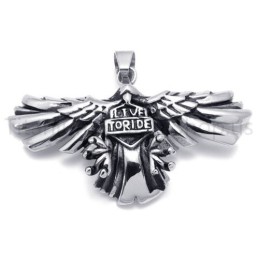 Nouveau Pendentif Classique En Titane Eagle