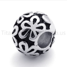 Nouveau Pendentif Classique En Titane Porte-Bonheur Avec Perle