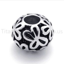 Nouveau Pendentif Classique En Titane Porte-Bonheur Avec Perle