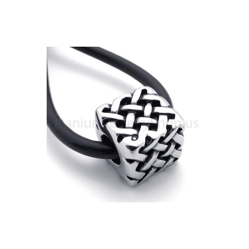 Nouveau Pendentif Cube Classique En Titane Nouveau Pendentif Cube Classique En Titane