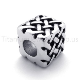 Nouveau Pendentif Cube Classique En Titane