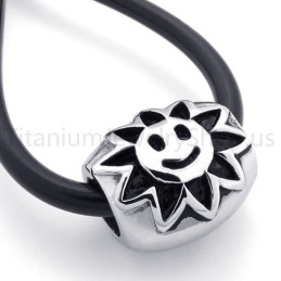Nouveau Pendentif Classique En Titane Tournesol