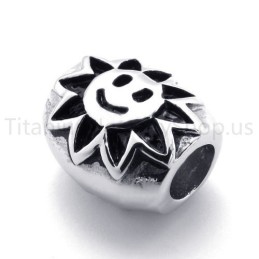 Nouveau Pendentif Classique En Titane Tournesol