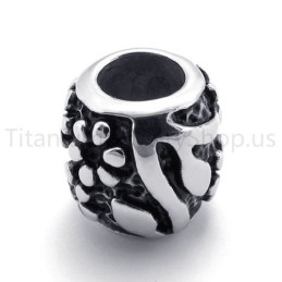 Nouveau Pendentif En Titane À Motif Imprimé Classique