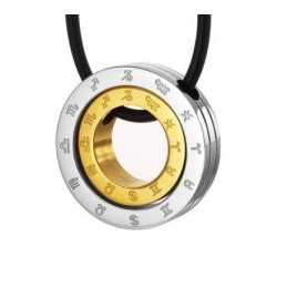 Pendentif Et Collier En Titane Pur Signes Du Zodiaque