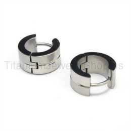 Boucles D'Oreilles En Titane Élégantes Et Cool
