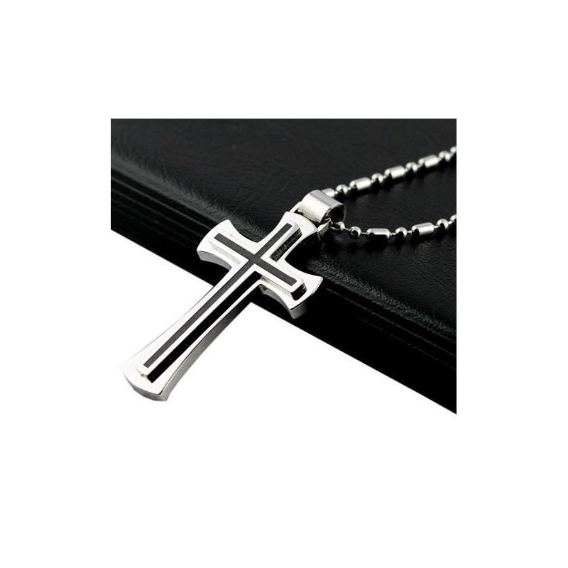 Pendentif Croix Pour Homme En Titane Pur 01 Pendentif Croix Pour Homme En Titane Pur 01