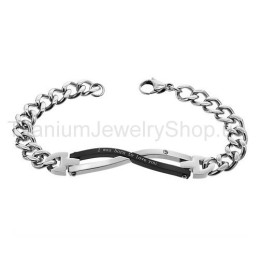 Bracelets D'Amoureux En Titane « Je Suis Né Pour T'Aimer »