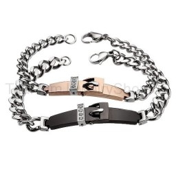 Bracelets Amoureux En Titane