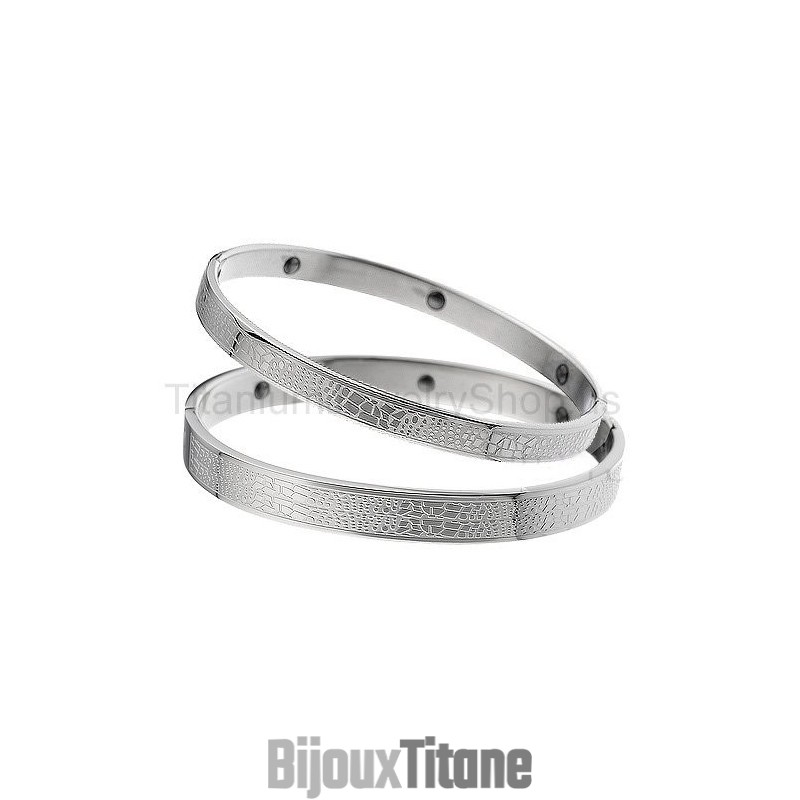 Bracelets Amoureux En Titane