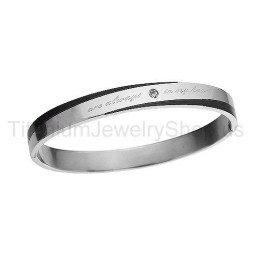 Tu Es Toujours Dans Mon Cœur Bracelets D'Amoureux En Titane