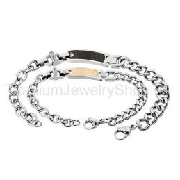 Bracelets Amoureux En Titane