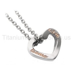 Pendentif En Titane Sweetheart