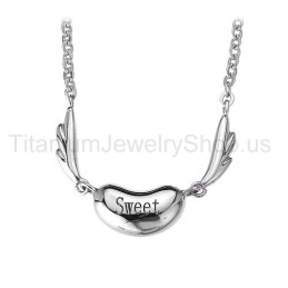 Pendentifs Sweet Angel En Titane Pour Amoureux