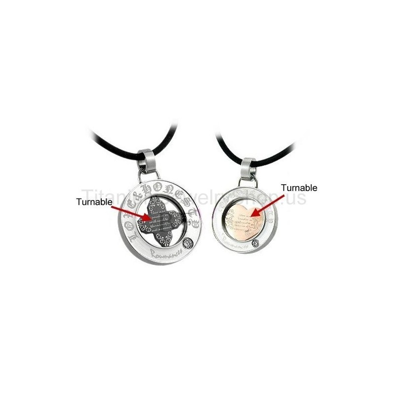 Pendentifs Amoureux En Titane Rotatifs Pendentifs Amoureux En Titane Rotatifs