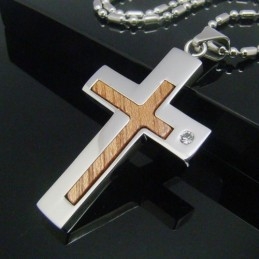 Pendentif Cool Man Shining Cross En Titane Pur