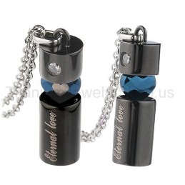Pendentifs Amoureux En Titane Eternal Love