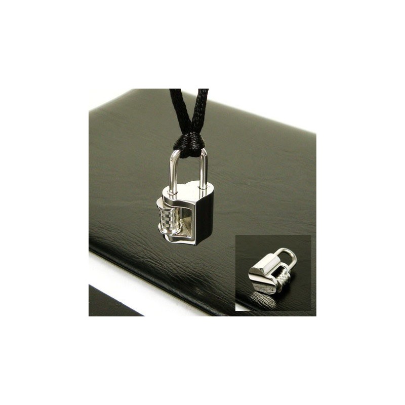 Collier Avec Pendentif En Titane Pur Cool Man Love Lock