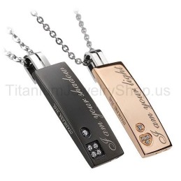 Pendentifs Amoureux Du Titane