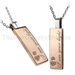 Pendentifs Amoureux Du Titane