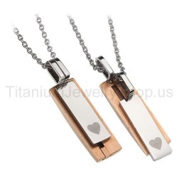 Pendentifs Amoureux Du Titane