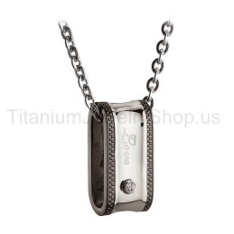 Pendentifs Amoureux En Titane