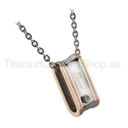 Pendentifs Amoureux En Titane