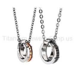 Pendentifs Amoureux En Titane Eternal Love