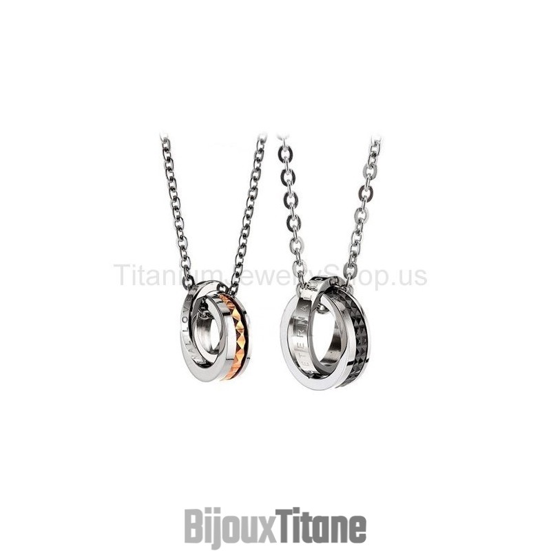 Pendentifs Amoureux En Titane Eternal Love Pendentifs Amoureux En Titane Eternal Love