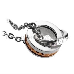 Pendentifs Amoureux En Titane Eternal Love