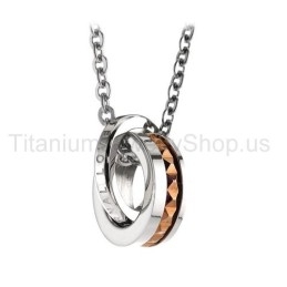 Pendentifs Amoureux En Titane Eternal Love