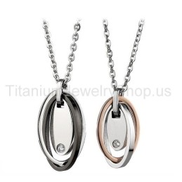 Pendentifs Amoureux Du Titane
