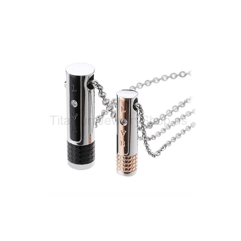 Pendentifs Amoureux En Titane