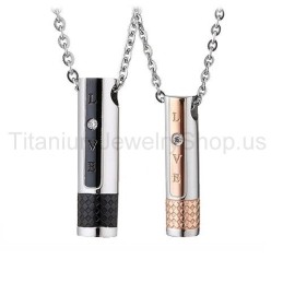 Pendentifs Amoureux En Titane