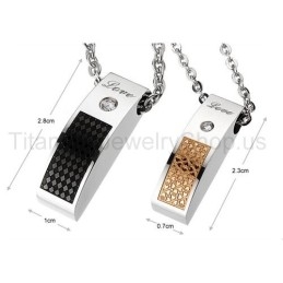 Pendentifs Amoureux En Titane