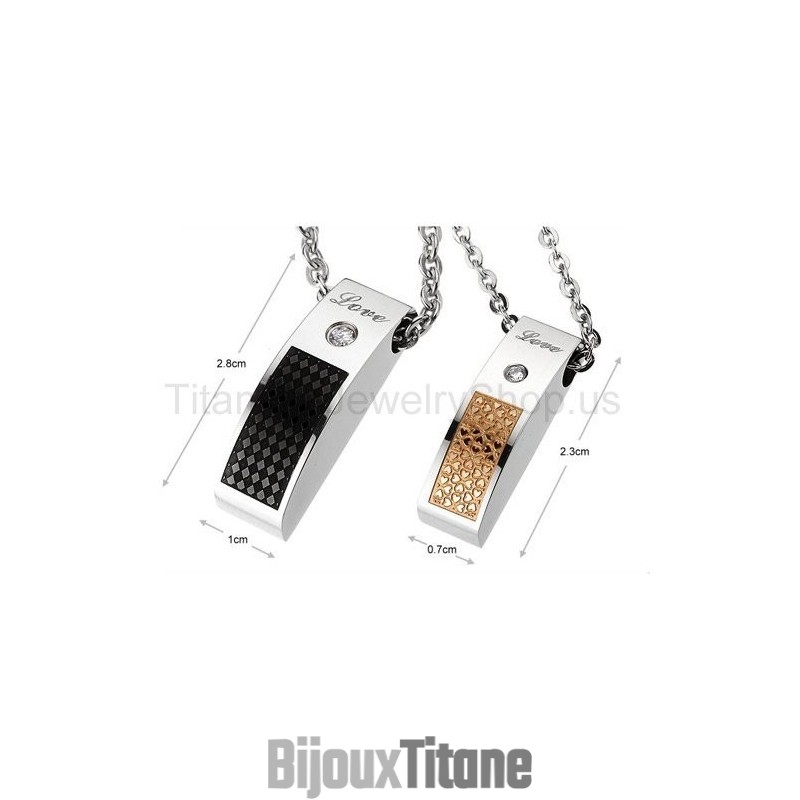 Pendentifs Amoureux En Titane Pendentifs Amoureux En Titane