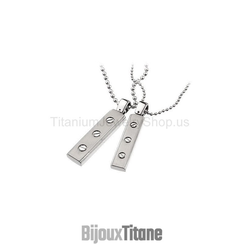 Pendentifs Amoureux En Titane Pur Pendentifs Amoureux En Titane Pur
