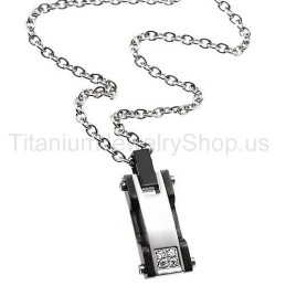 Pendentif En Titane Noir