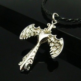 Collier Pendentif Croix En Titane Pur Pour Homme Cool, Cadeau