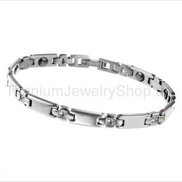 Bracelet En Titane De 7,5 Pouces