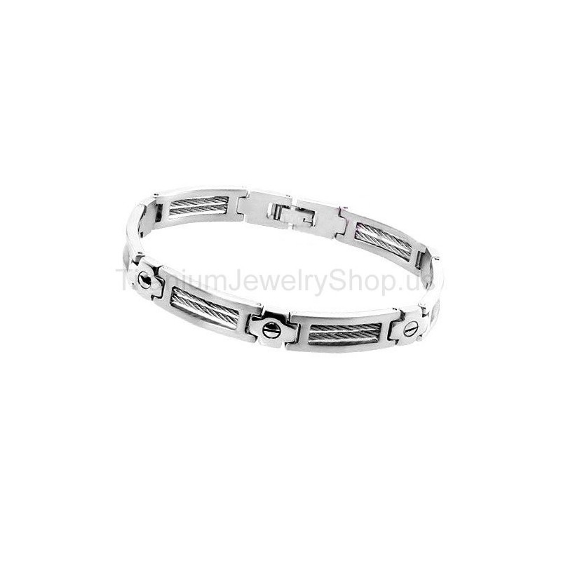 Bracelet En Titane De 8 Pouces Bracelet En Titane De 8 Pouces