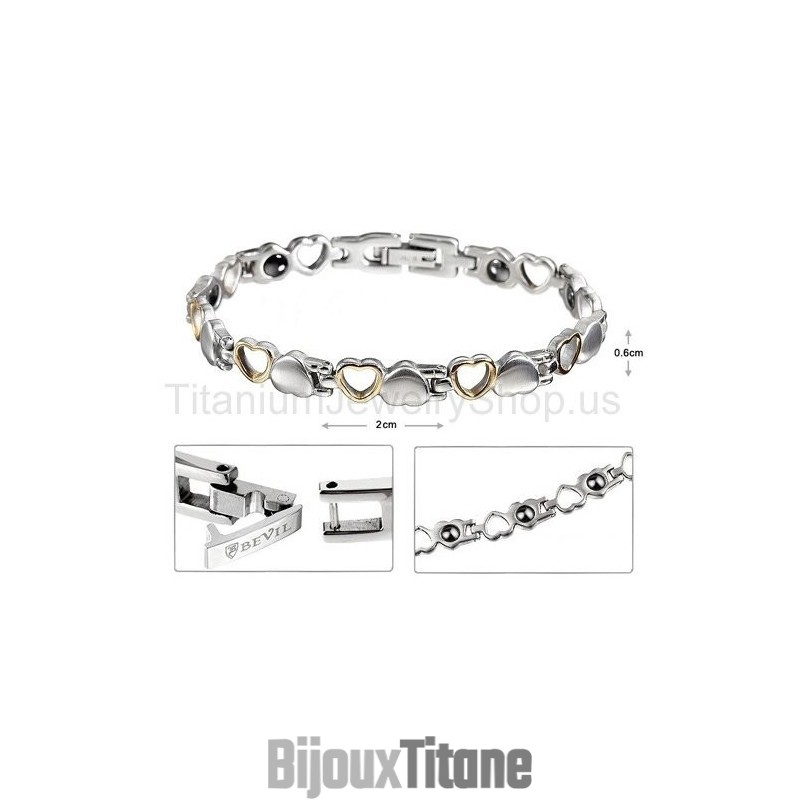 Bracelet En Titane De 7,5 Pouces