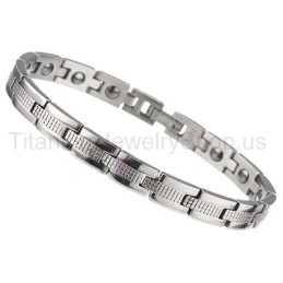 Bracelet En Titane Pour Femme De 20 Cm