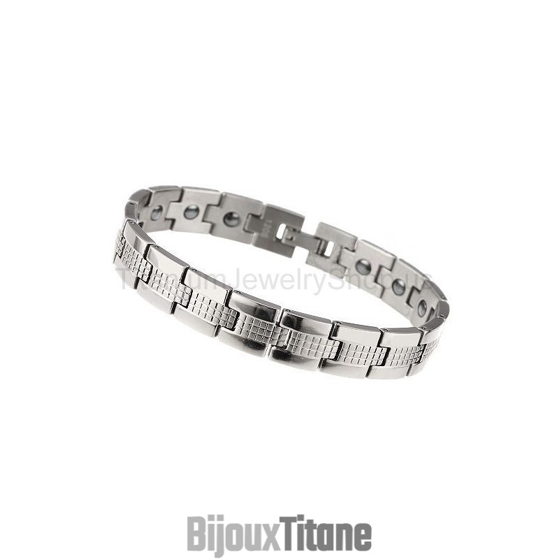 Bracelet En Titane Pour Homme De 8,5 Pouces Bracelet En Titane Pour Homme De 8,5 Pouces